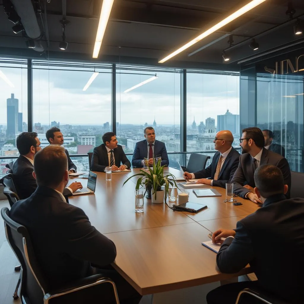 Equipo de FinConsult Argentina en oficina moderna